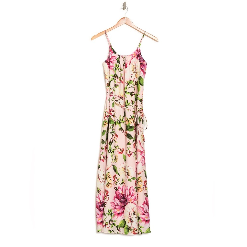 Sam Edelman Women’s Over sized Floral Trapeze Maxi Dress Size L